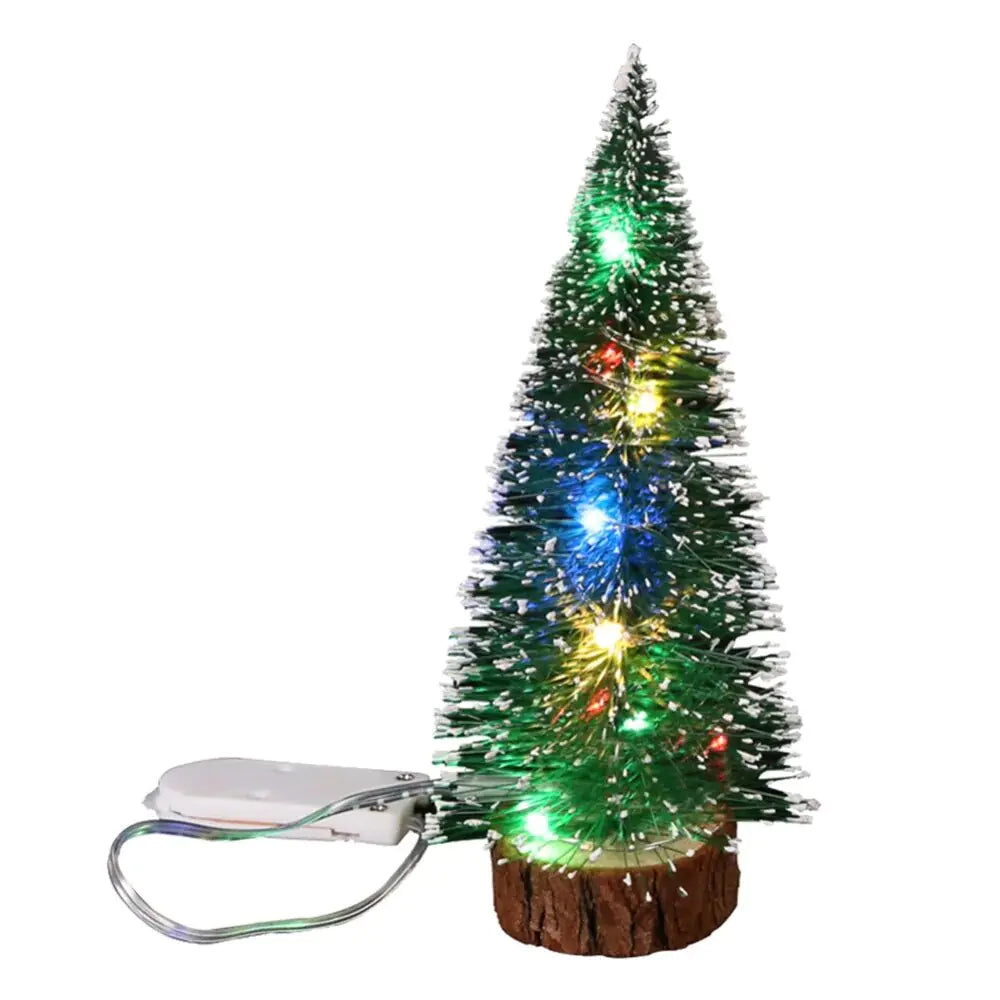 Miniature Light Up Christmas Tree