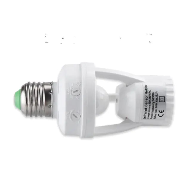 Motion Activated E27 Light Socket