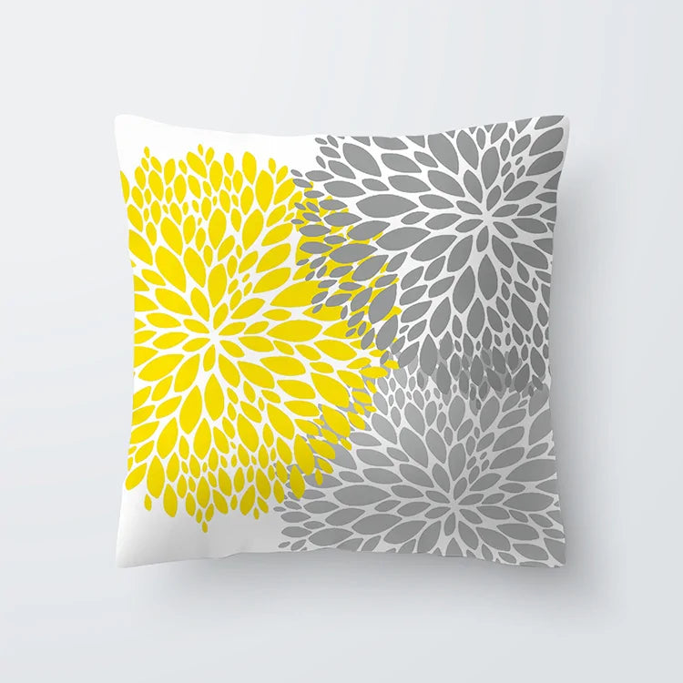 Throw Cushion Cover | Yellow ( 24 designs )