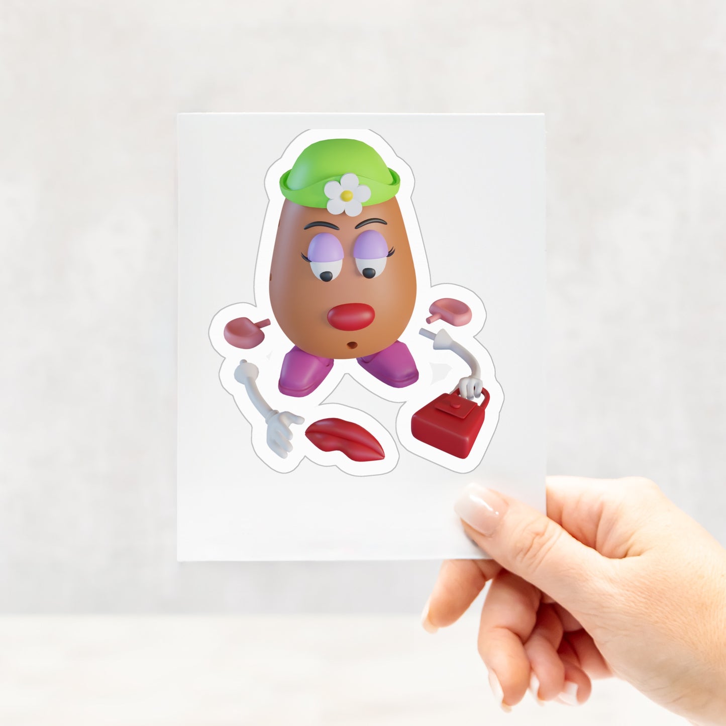 Mrs Potato Head Sticker