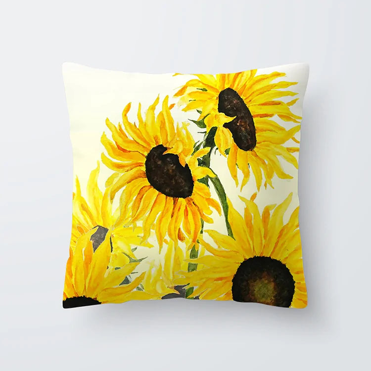 Throw Cushion Cover | Yellow ( 24 designs )