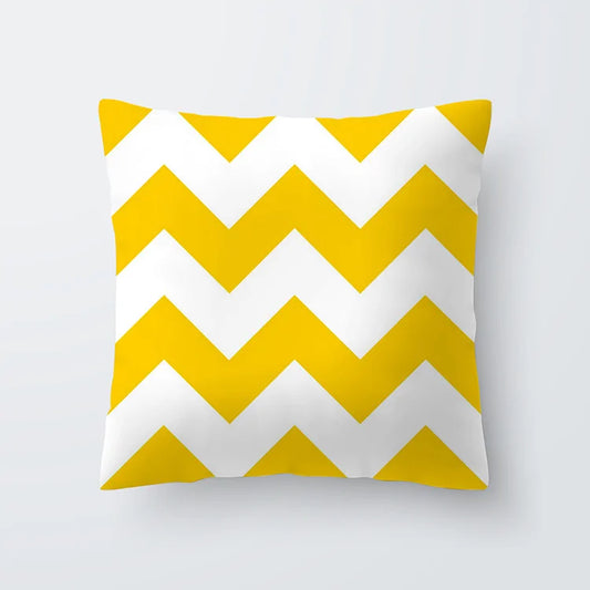 Throw Cushion Cover | Yellow ( 24 designs )