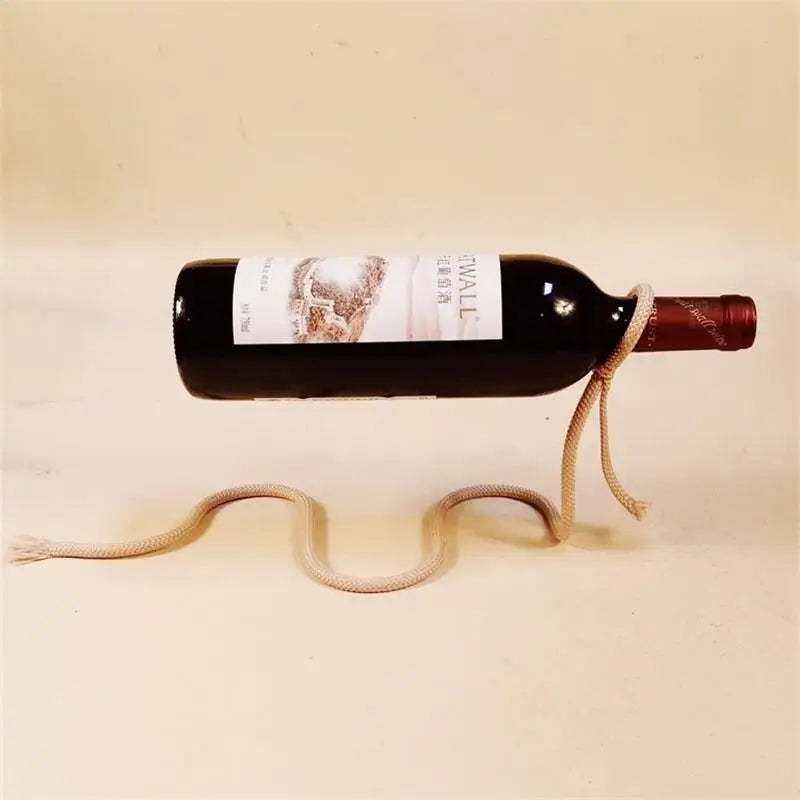 Floating Wine Bottle | Rope Stand (Multi-Colored)