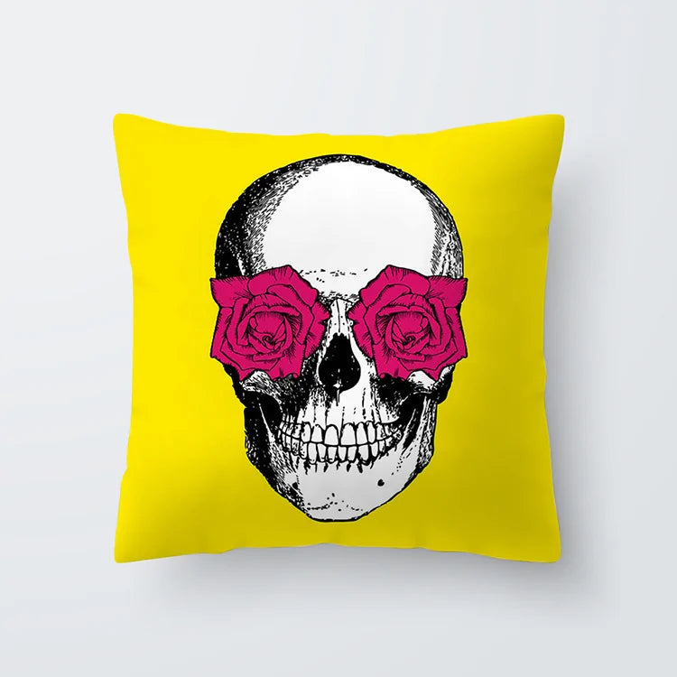 Throw Cushion Cover | Yellow ( 24 designs )