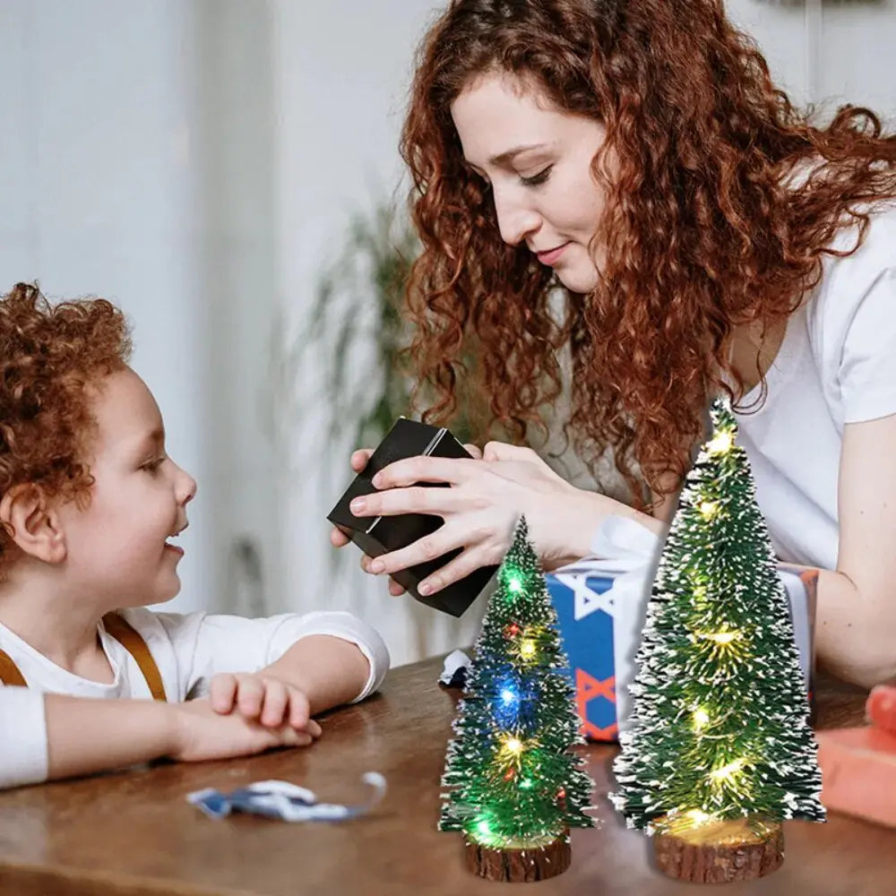 Miniature Light Up Christmas Tree