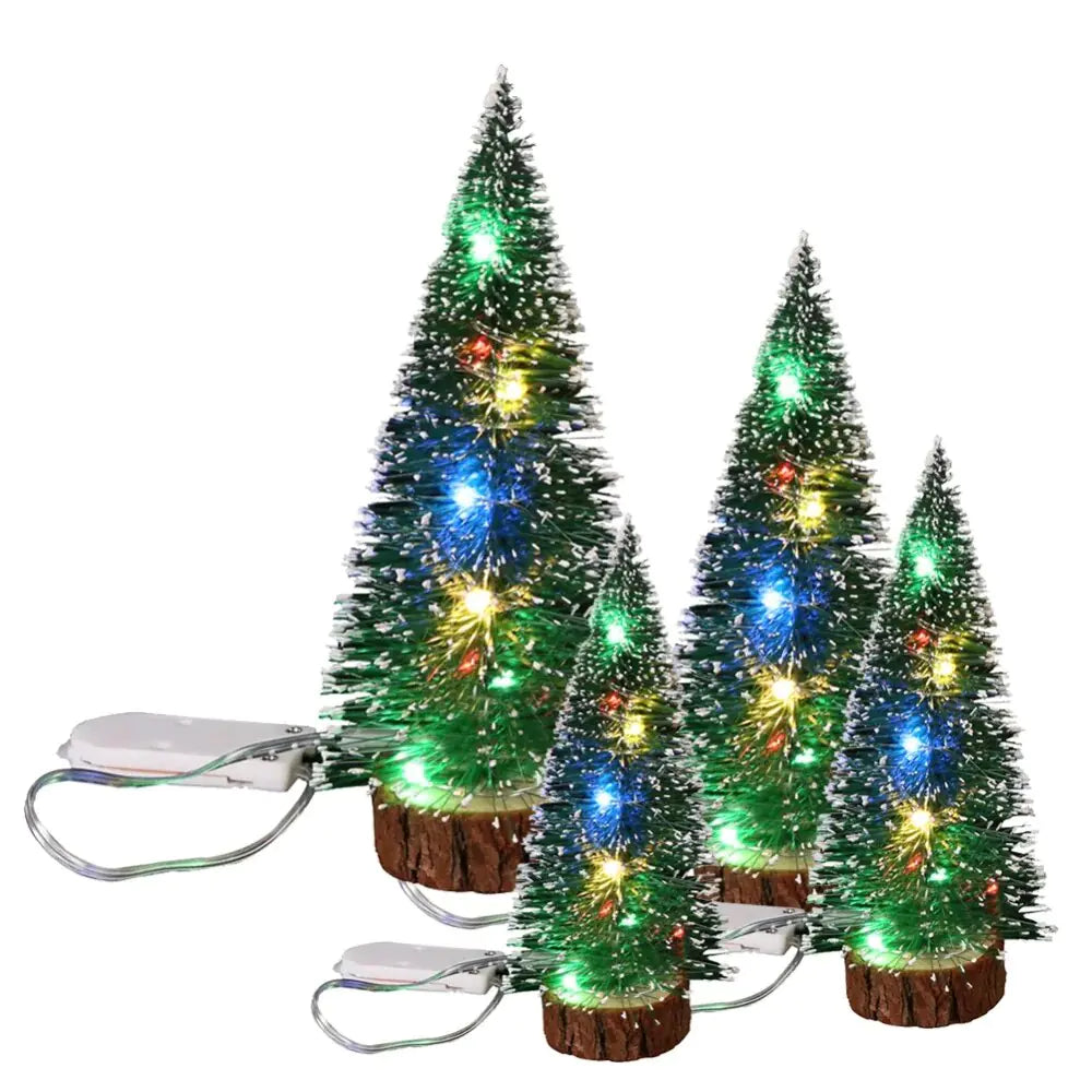 Miniature Light Up Christmas Tree