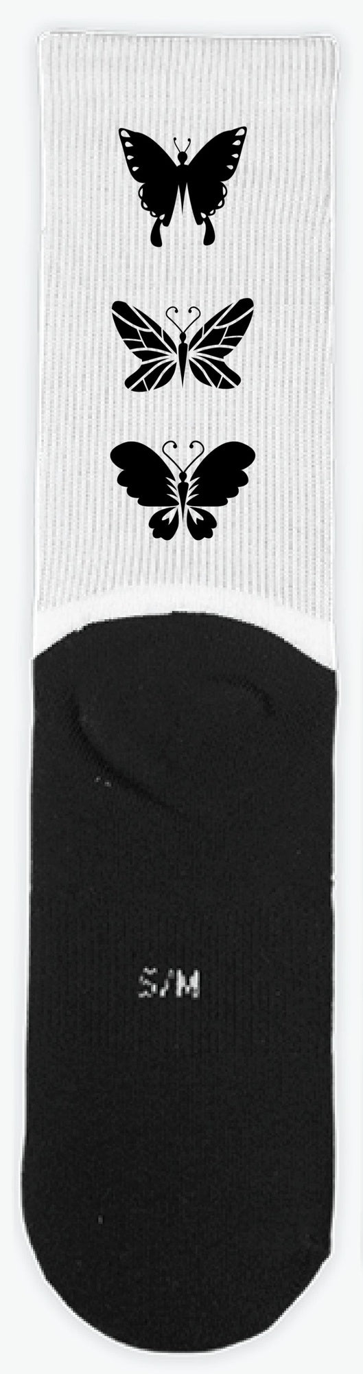 Color-In Butterfly crew socks!