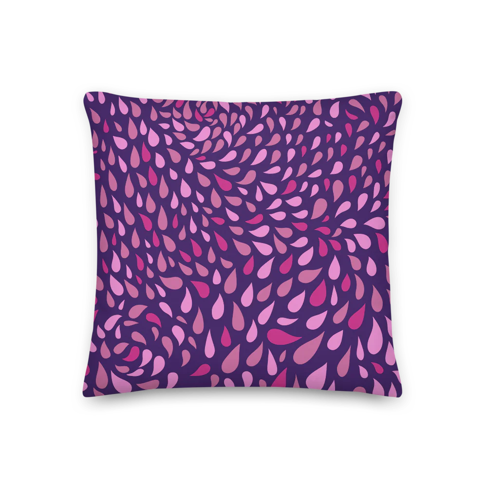 Throw Cushion Cover | Dual Color (Purple/Blue)