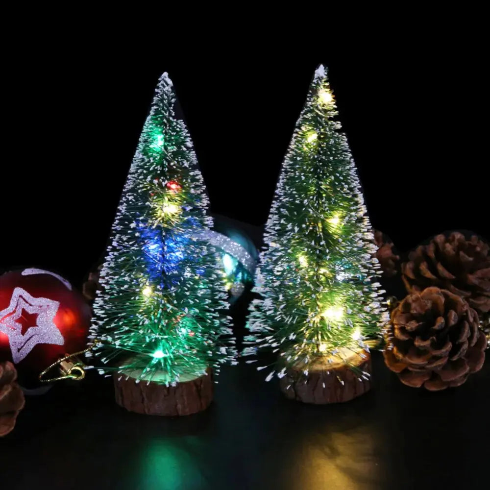 Miniature Light Up Christmas Tree