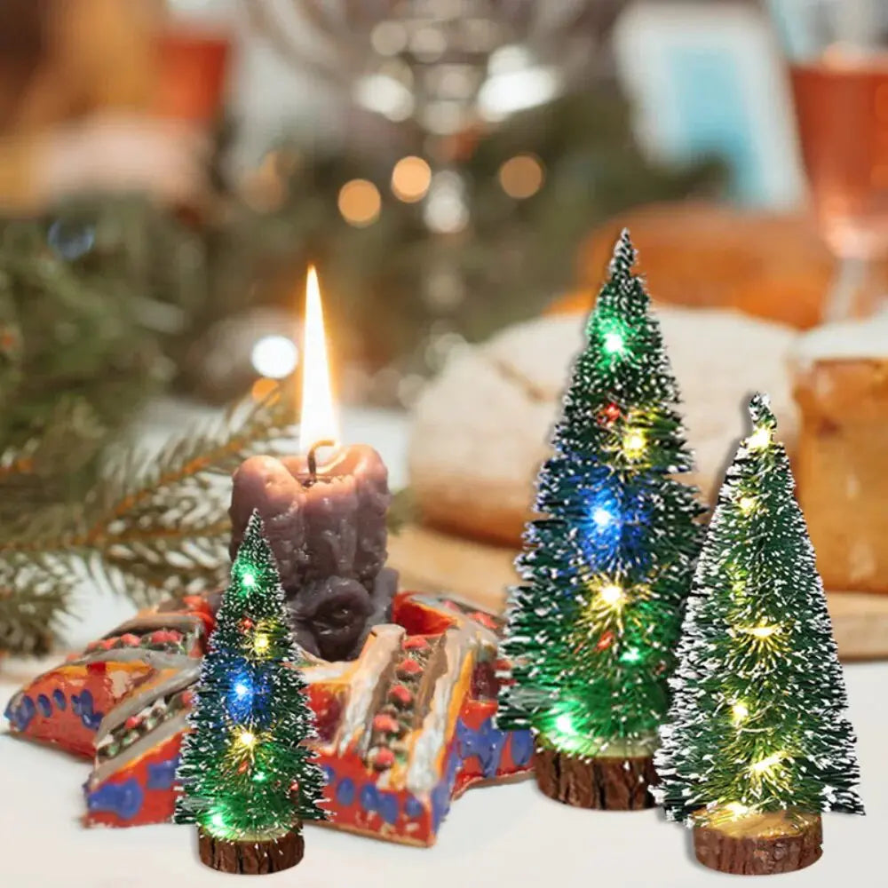 Miniature Light Up Christmas Tree